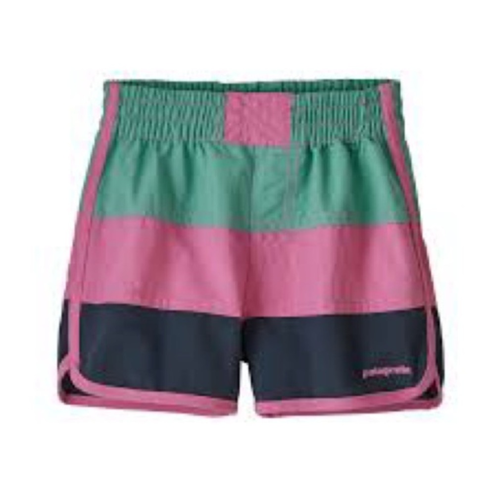 Patagonia Swim Trunks size 5t stripe colorful​